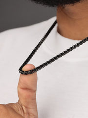 Braided Ceramic Chain : Black