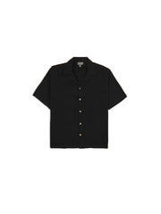 Textured Resort Shirt : Black