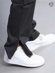 Drip Zipper Cargo Pants : Grey