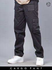 Drip Zipper Cargo Pants : Grey