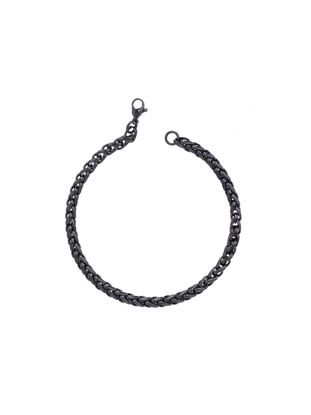 Braided Ceramic Bracelet : Black