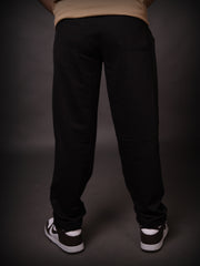 Relaxed Fit Sweatpants: Black