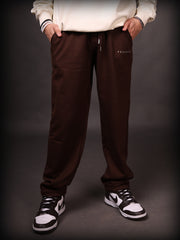 Relaxed Fit Sweatpants: Brown