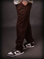 Relaxed Fit Sweatpants: Brown