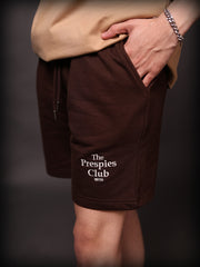 Relaxed Fit Sweatshorts: Brown