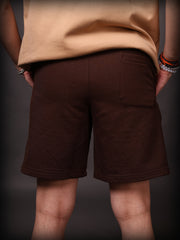 Relaxed Fit Sweatshorts: Brown