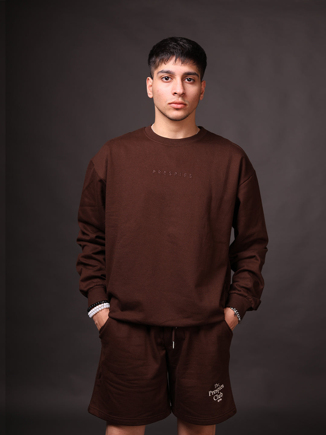 Relaxed Sweatshirt : Brown