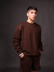 Relaxed Sweatshirt : Brown