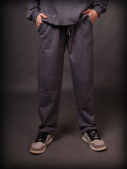 Relaxed Fit Sweatpants: Charcoal