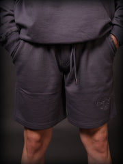 Relaxed Fit Sweatshorts: Charcoal