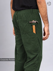 Relaxed Corduroy Pants : Olive