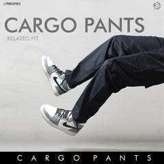 Relaxed Cargo Pants : Jet Black