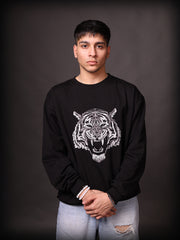Embroidered Sweatshirt : Black