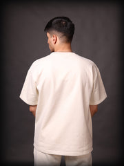 Printed Oversized T-Shirt : Ivory
