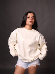 Relaxed Sweatshirt : Ivory